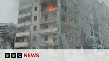 Ukraine war: Civilians killed in missile strikes on Kyiv and Kharkiv | BBC News