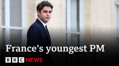 Gabriel Attal becomes France’s youngest prime minister | BBC News