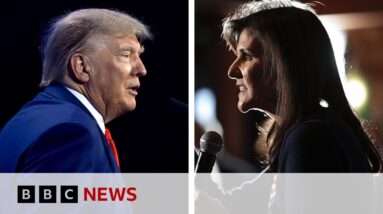 Donald Trump and Nikki Haley battling to become Republican presidential nominee | BBC News