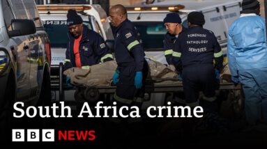 Violent crime soars in South Africa with murders at 20-year high | BBC News