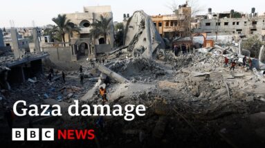 Israel-Gaza: At least half of Gaza's buildings damaged or destroyed, new analysis shows | BBC News