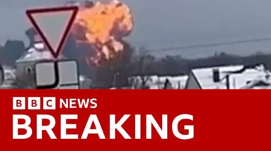 Russian plane carrying 65 Ukrainian PoWs has crashed, Moscow says | BBC News