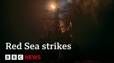 US and UK strike Houthi rebel targets in Yemen | BBC News