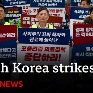 South Korea: Doctors on strike face arrest if they do not return to work | BBC News