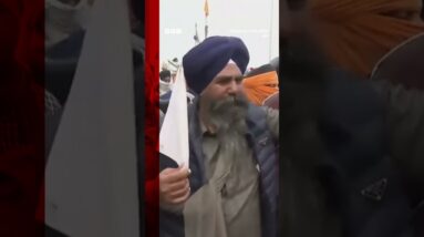 Police have fired tear gas to prevent thousands of farmers from marching on Delhi. #Shorts #India