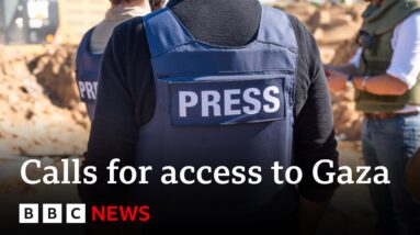 Journalists call for access to Gaza in open letter | BBC News