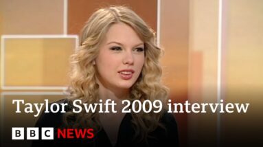 Taylor Swift on Love Story, British accents and Shania Twain in 2009 interview | BBC News