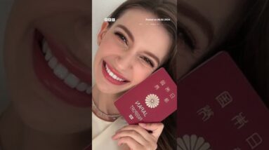 Miss Japan gives up crown after tabloid exposes affair. #Shorts #MissJapan #BBCNews