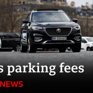 Parisians vote to triple parking charges for SUVs | BBC News