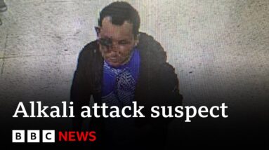Clapham attack: Hunt for London alkali attack suspect Abdul Ezedi | BBC News