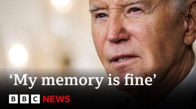 'My memory is fine' – US President Joe Biden hits back at special counsel | BBC News