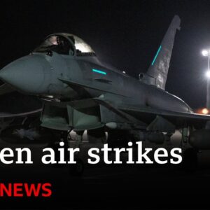 Yemen: US and UK launch strikes on Iran-backed Houthi targets | BBC News