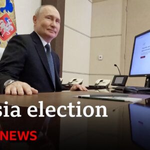 Vladimir Putin seeks fifth term as Russian President as election enters final day | BBC News