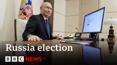Vladimir Putin seeks fifth term as Russian President as election enters final day | BBC News