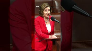 "A winner. A winner." #NancyPelosi #TikTok #Shorts #BBCNews