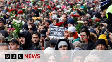 Alexei Navalny funeral held in Moscow | BBC News