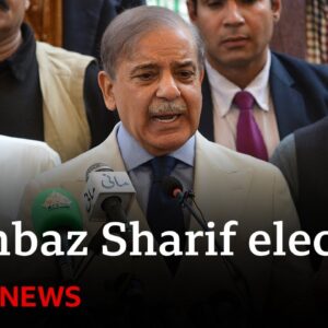 Pakistan's parliament elects Shehbaz Sharif for second term as prime minister | BBC News