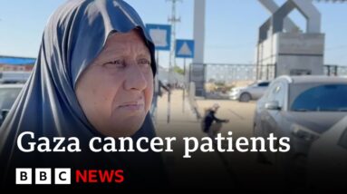 Cancer patients stopped from leaving Gaza for treatment | BBC News