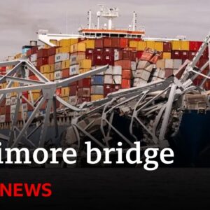 Divers recover bodies in Baltimore bridge collapse waters | BBC News