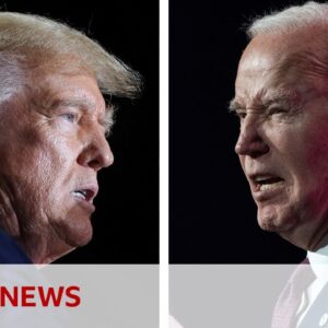 Donald Trump and Joe Biden set for US election rematch | BBC News