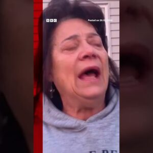 Resident describes "horrendous crash" following Baltimore bridge collapse. #Shorts #BBCNews