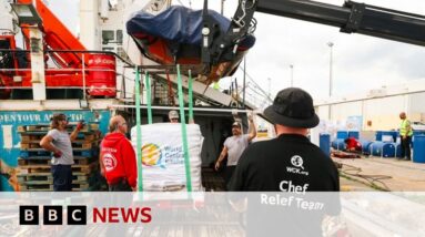 Gaza aid ship expected to set sail from Cyprus | BBC News
