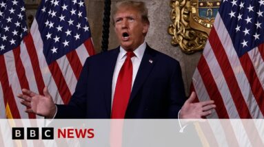 Donald Trump eyes clean sweep in Republican race as millions vote | BBC News