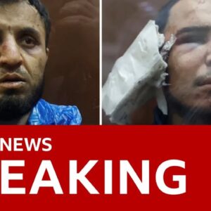 Moscow terror attack - injured suspects appear in court accused of killing 137 people | BBC News