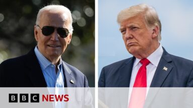 Joe Biden and Donald Trump in Texas for competing visits to US-Mexico border | BBC News