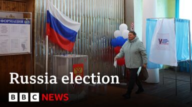Putin 'certain' to win as Russian presidential election voting continues | BBC News