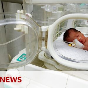 Baby saved from dead mother's womb in Gaza dies | BBC News