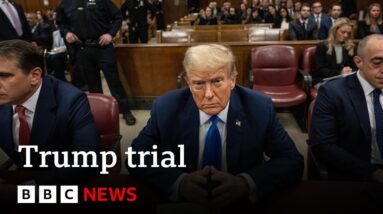 Donald Trump hush money trial hears opening statements | BBC News