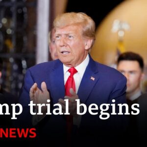 Donald Trump's historic 'hush money' trial to begin in New York | BBC News