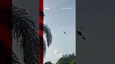 Ten dead as navy helicopters collide in Malaysia. #Malaysia #Shorts #BBCNews