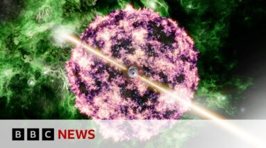 Scientists discover cause of brightest-ever burst of light | BBC News