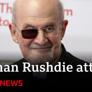 Sir Salman Rushdie recalls New York knife attack two years on | BBC News