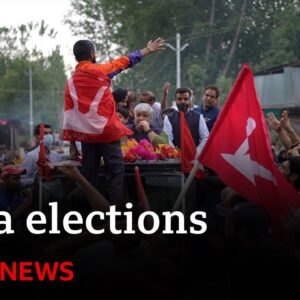 Boycott to ballot box: Kashmir votes in protest | BBC News