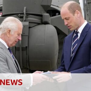 King Charles hands over military role to William | BBC News