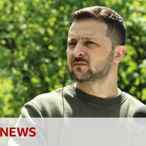 Ukraine's President Zelensky cancels foreign trips as Russia advances in Kharkiv region | BBC News