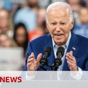 Joe Biden vows to fight on in first speech after Donald Trump debate | BBC News
