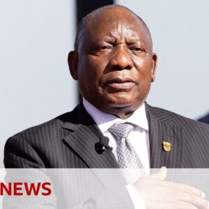 South Africa's President Cyril Ramaphosa vows 'new era' at inauguration | BBC News
