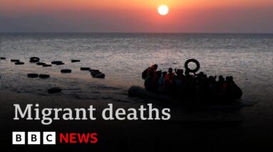 Greek coastguards accused of throwing migrants overboard to their deaths | BBC News