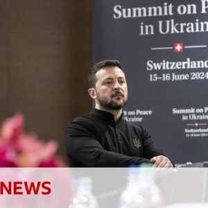 Putin peace terms slammed at Ukraine summit | BBC News