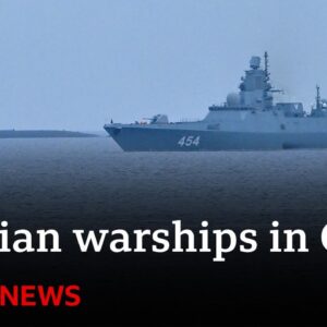 Russian warships arrive in Cuba in show of force | BBC News