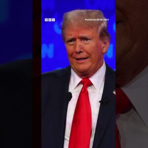 Who won the first US presidential debate - Joe Biden or Donald Trump? #USPolitics #BBCNews