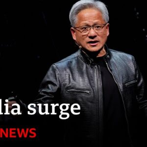 Tech giant Nvidia's value overtakes Apple | BBC News