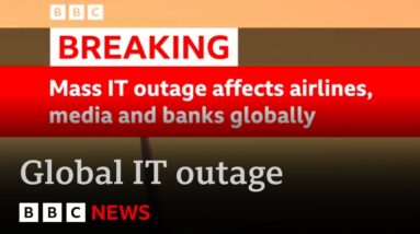 Global IT chaos - CrowdStrike boss warns return to normal will take time | BBC News