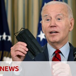 US President Joe Biden cancels speech after positive Covid test | BBC News