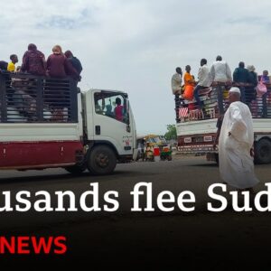 Sudan crisis: Thousands flee as violence escalates in West Darfur province | BBC News