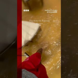 Drake posted a video which appeared to show his Toronto home hit by flooding. #Drake #BBCNews